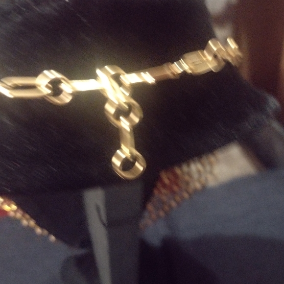 Vintage 1991  18' dramatics links necklace in original packaging gold toned - Picture 5 of 8